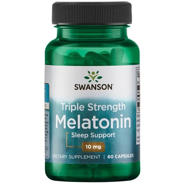 Melatonin Tre Gange Styrke 10 mg - 60 Kapsler - Viking Supplements