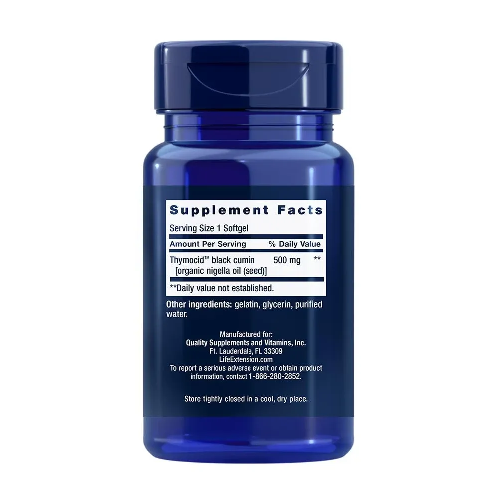 Black Cumin Seed Oil - 60 softgels - obrazek 2