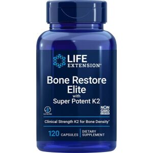 Bone Restore Elite z super silnym witaminą K2 – 120 kapsułek – Nuvalia