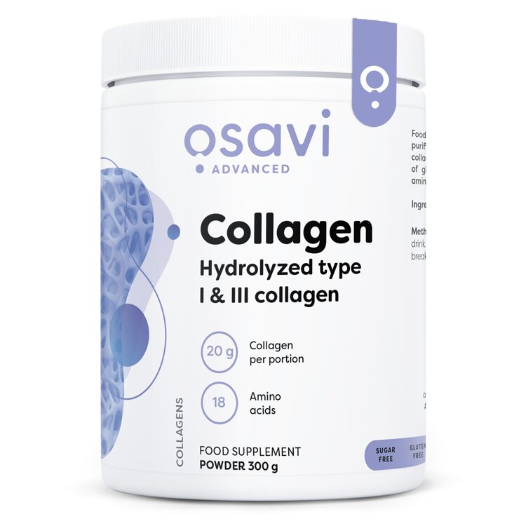 Peptydy kolagenowe – hydrolizowane typu 1 i 3 – 300 g – Nuvalia