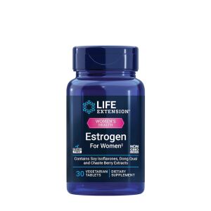 Estrogen dla kobiet – 30 tabletek wegetariańskich – Nuvalia