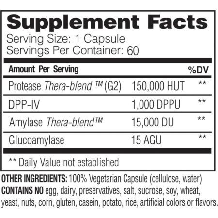 GlutenEase Extra Strength - 60 caps - obrazek 3