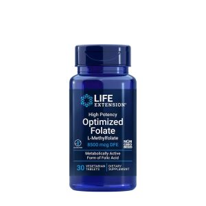 High Potency Optimized Folate - 30 vegetarian tabs - Nuvalia