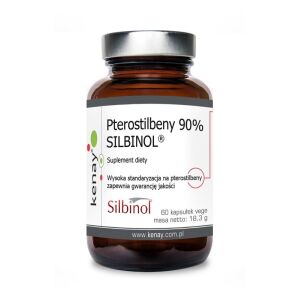 KENAY Pterostilbene 90% SILBINOL (60 caps) - Nuvalia