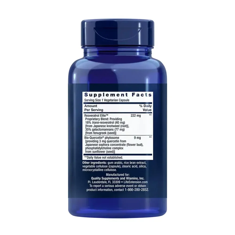 Life Extension - Optimized Resveratrol Elite™ (60 Veg Capsules) - obrazek 2