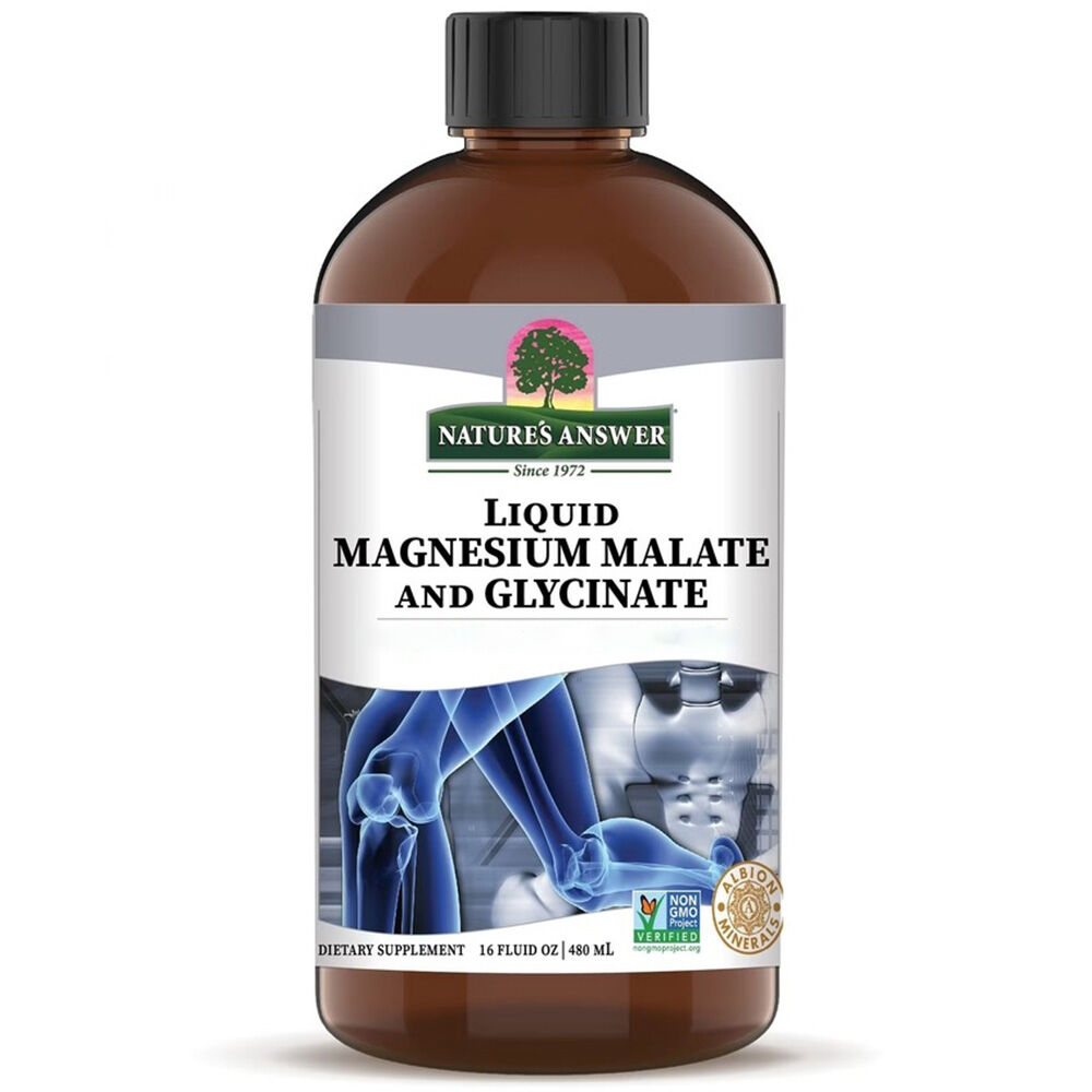 Liquid Magnesium Malate and Glycinate - 480 ml. - obrazek 2