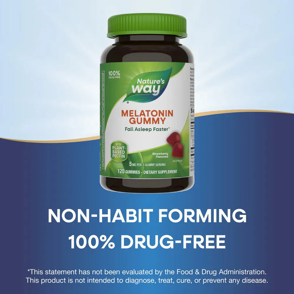 Natures Way Melatonin Gummies (120 gummies, Strawberry) - obrazek 11