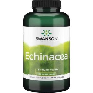 SWANSON Echinacea 400 mg, 180 kapsułek – Nuvalia