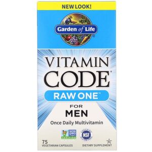 Vitamin Code RAW ONE dla mężczyzn – 75 kapsułek – Nuvalia