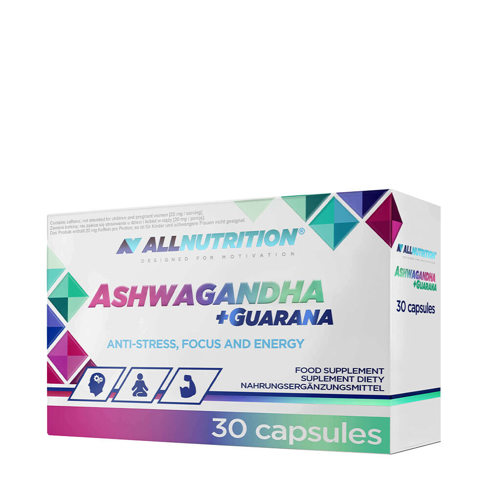 ALLNUTRITION Ashwagandha + Guarana (30 kapsułek) – Viking Supplements
