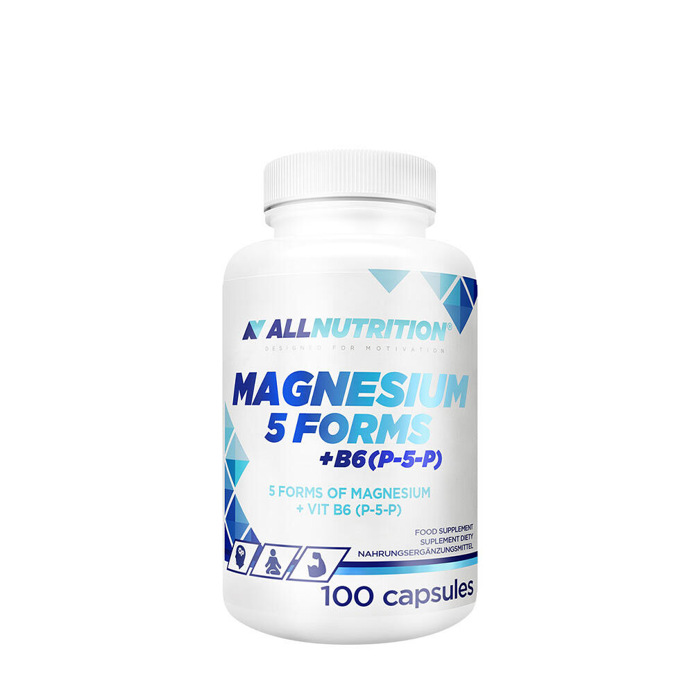 ALLNUTRITION Magnez w 5 postaciach + witamina B6 (P-5-P) (100 kapsułek) – Viking Supplements