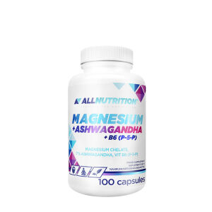 ALLNUTRITION Magnez + Ashwagandha + Witamina B6 (P-5-P) (100 kapsułek) – Viking Supplements