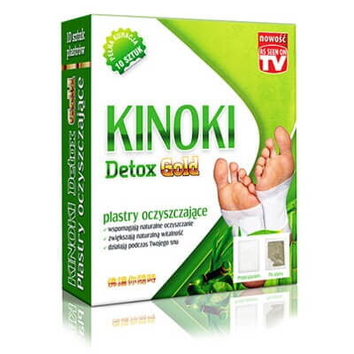 AURA HERBALS KINOKI Detox Gold – plastry oczyszczające (10 szt.) – Viking Supplements