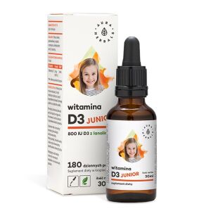 AURA HERBALS Witamina D3 800 IU Junior (30 ml / 1 fl. oz.) – Viking Supplements