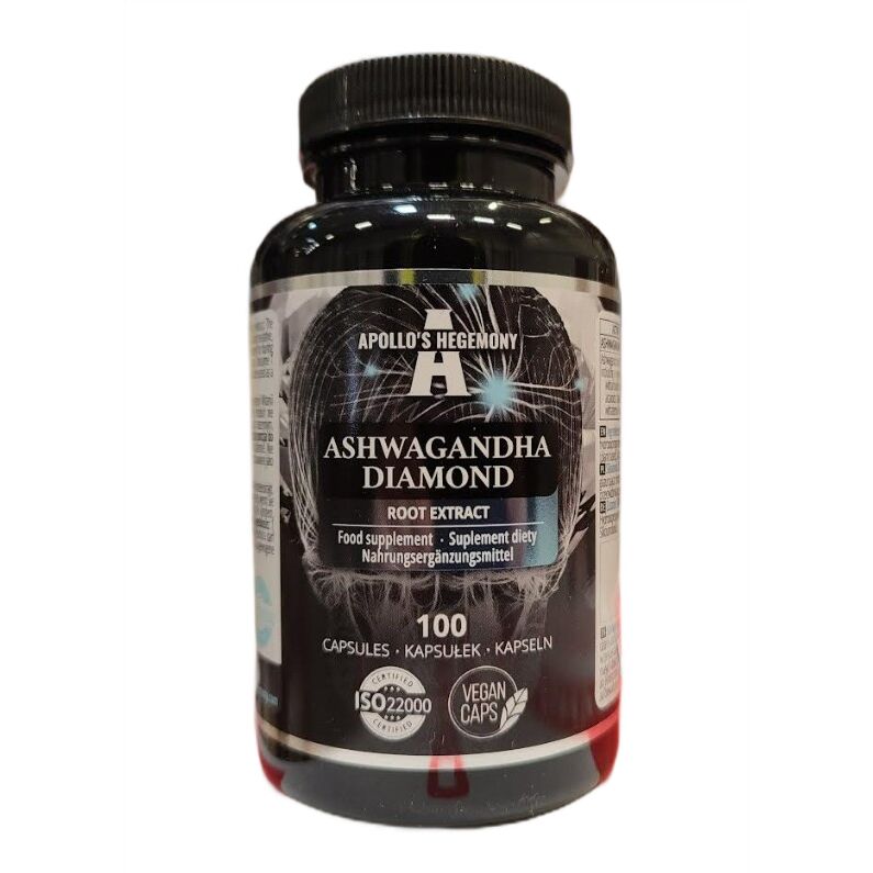 Ashwagandha Diamond – 100 kapsułek (EAN 8721077930107) – Viking Supplements
