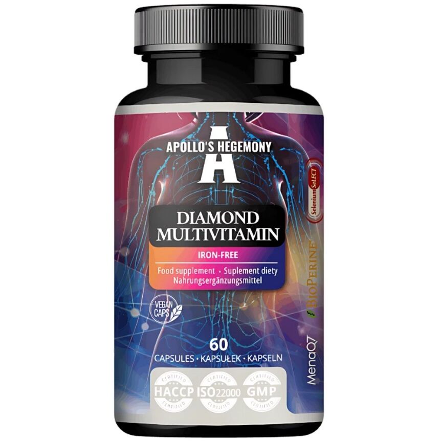 Diamond Multivitamin bez żelaza – 60 kapsułek – Viking Supplements