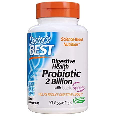 Probiotyk na zdrowie układu pokarmowego – 2 miliardy bakterii z LactoSpore – 60 kapsułek – Viking Supplements
