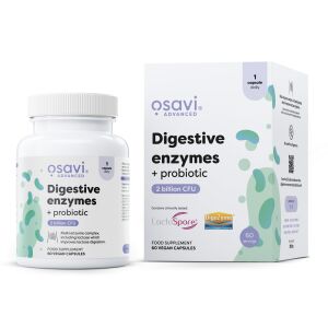 Digestive enzymes + probiotic - 60 vegan caps - Viking Supplements
