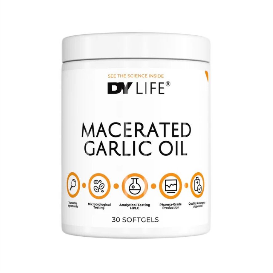 Dorian Yates – DY LIFE Olej czosnkowy macerowany – 30 kapsułek żelowych – Viking Supplements