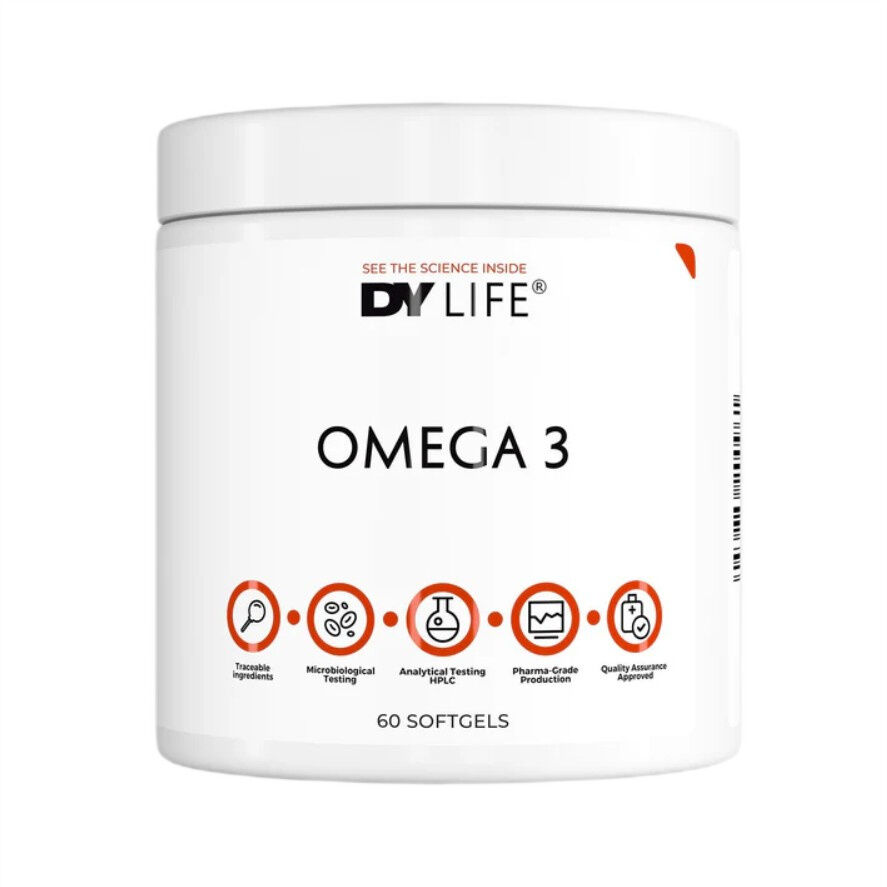 Dorian Yates – DY LIFE Omega 3 – 60 kapsułek żelowych – Viking Supplements