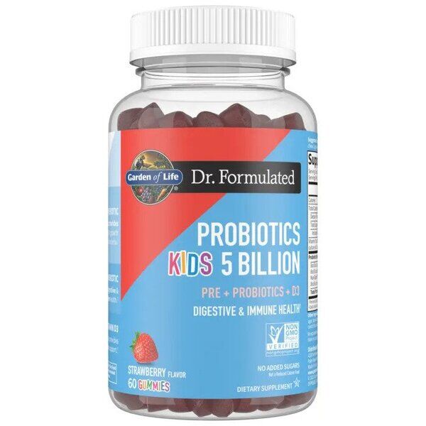 Dr. Formulated Probiotics Kids – żelki z 5 miliardami bakterii probiotycznych