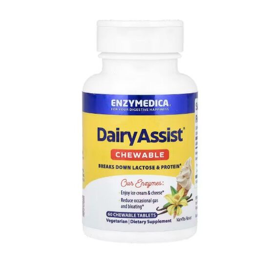 Enzymedica – DairyAssist w tabletkach do żucia