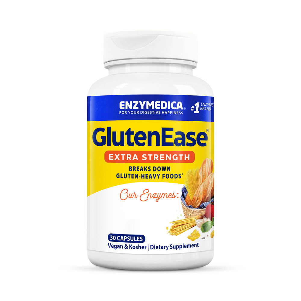 Enzymedica GlutenEase Extra Strength, 30 kapsułek – Viking Supplements