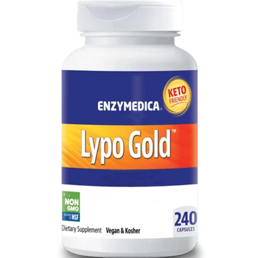 Enzymedica Lypo Gold 240 capsules - Nuvalia