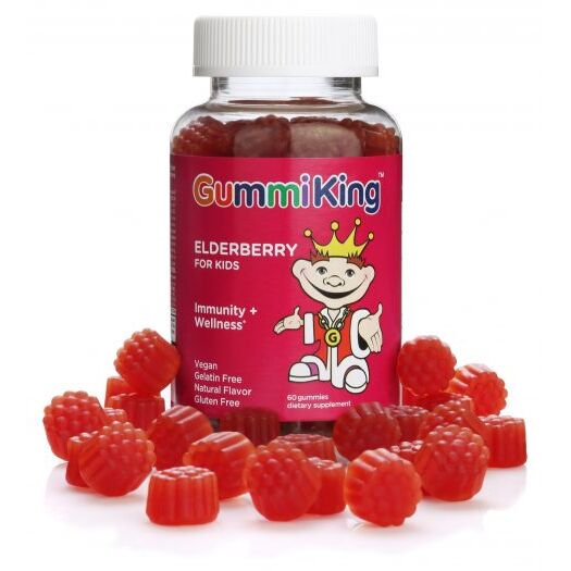 GUMMIKING – czarna jagoda dla dzieci (60 żelków) – Viking Supplements