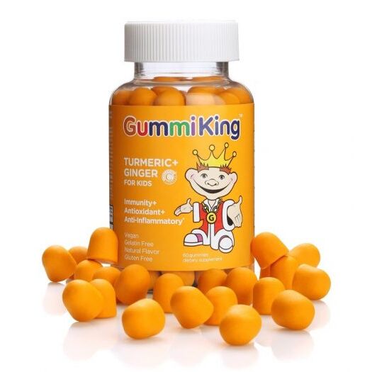 GUMMIKING Kurkuma + Imbir dla dzieci (60 żelków) – Viking Supplements