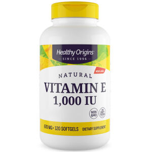 Healthy Origins Natural Vitamin E 1 000 IU 120 softgels - Nuvalia