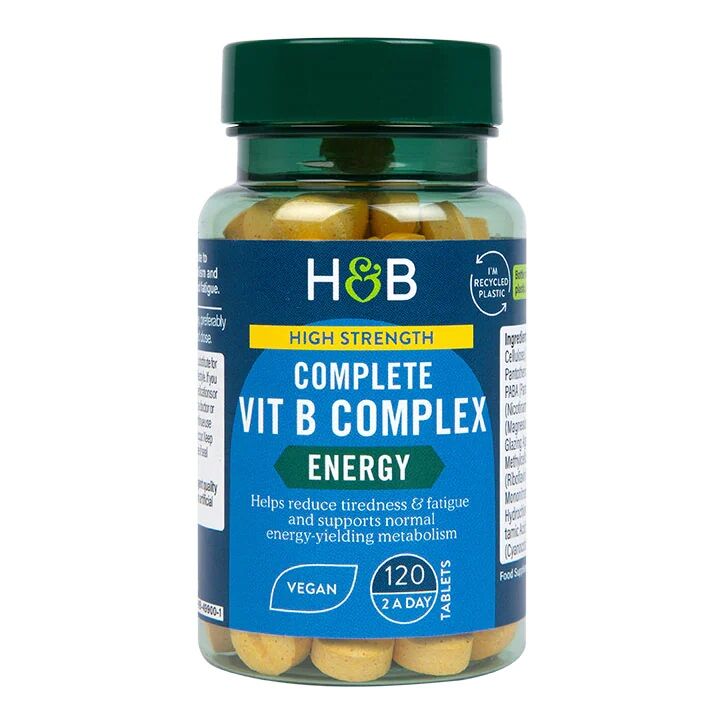 Kompleks witamin z grupy B o wysokiej mocy – 120 tabletek – Viking Supplements