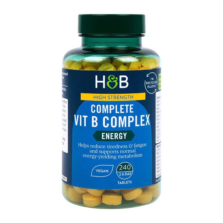 Kompleks witamin z grupy B o wysokiej mocy – 240 tabletek – Viking Supplements