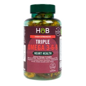 Potrójny preparat Omega 3-6-9 o wysokiej mocy – 60 kapsułek – Viking Supplements