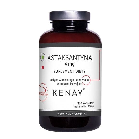KENAY Astaksantyna 4 mg (300 kapsułek) – Viking Supplements
