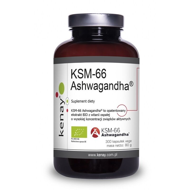 KENAY Organic Ashwagandha KSM-66 (300 caps) - Viking Supplements