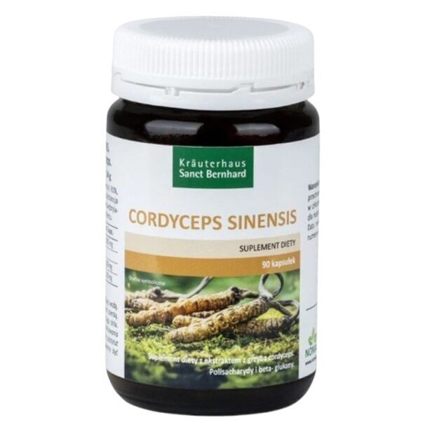 KRAUTERHAUS SANCT BERNHARD Cordyceps mushroom extract - Cordyceps sinensis (90 caps) - Nuvalia