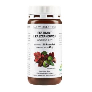 KRAUTERHAUS SANCT BERNHARD Horse Chestnut Vine Leaf  (120 caps) - Viking Supplements