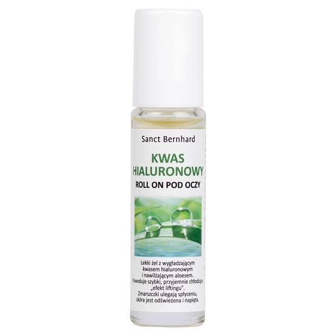 KRAUTERHAUS SANCT BERNHARD Kwas hialuronowy pod oczy – roll-on (10 ml / 0