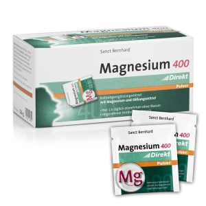 KRAUTERHAUS SANCT BERNHARD Magnesium 400 Direct w proszku (60 szt.) – Viking Supplements