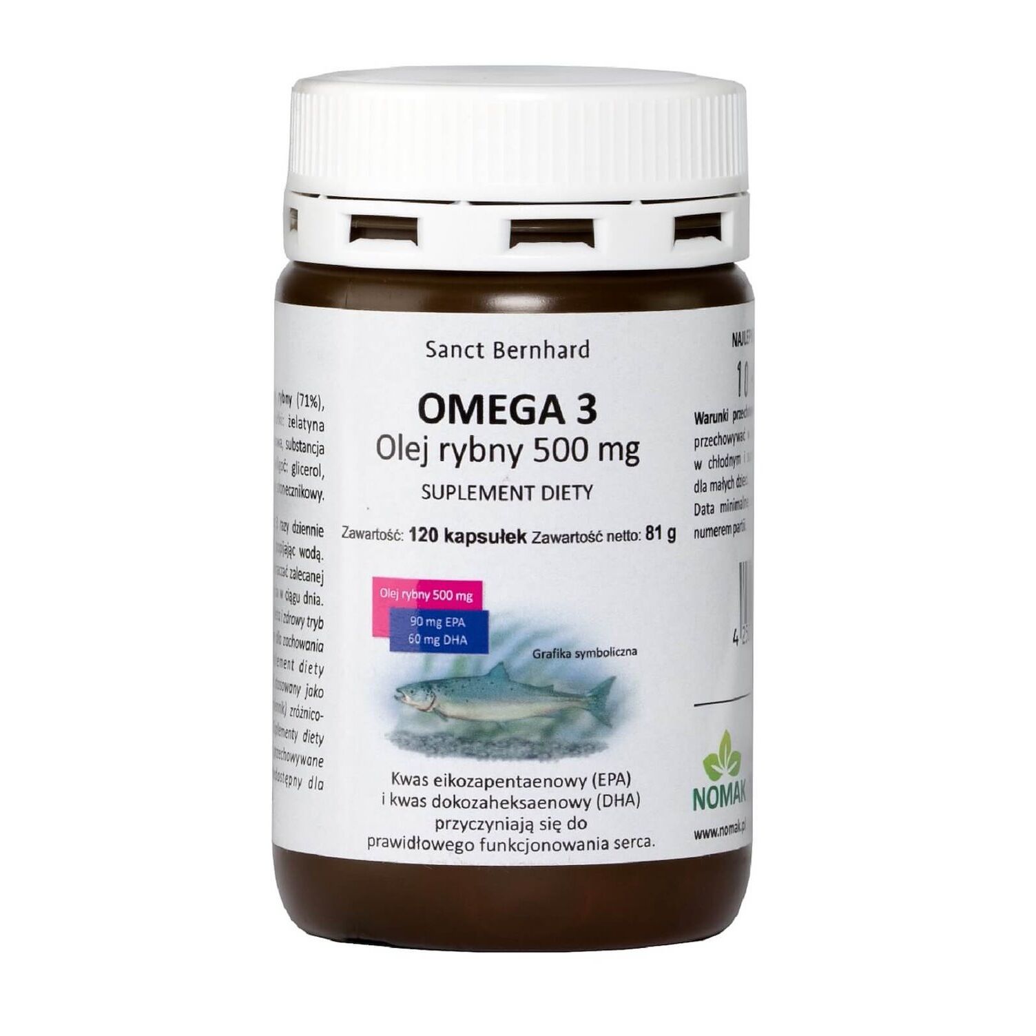 KRAUTERHAUS SANCT BERNHARD – Kapsułki z olejem rybnym Omega-3