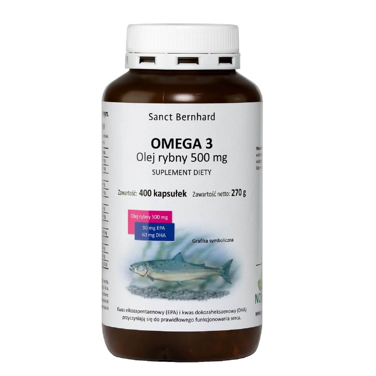 KRAUTERHAUS SANCT BERNHARD – Kapsułki z olejem rybnym Omega-3