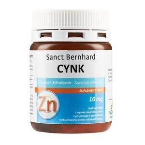 KRAUTERHAUS SANCT BERNHARD – tabletki cynkowe