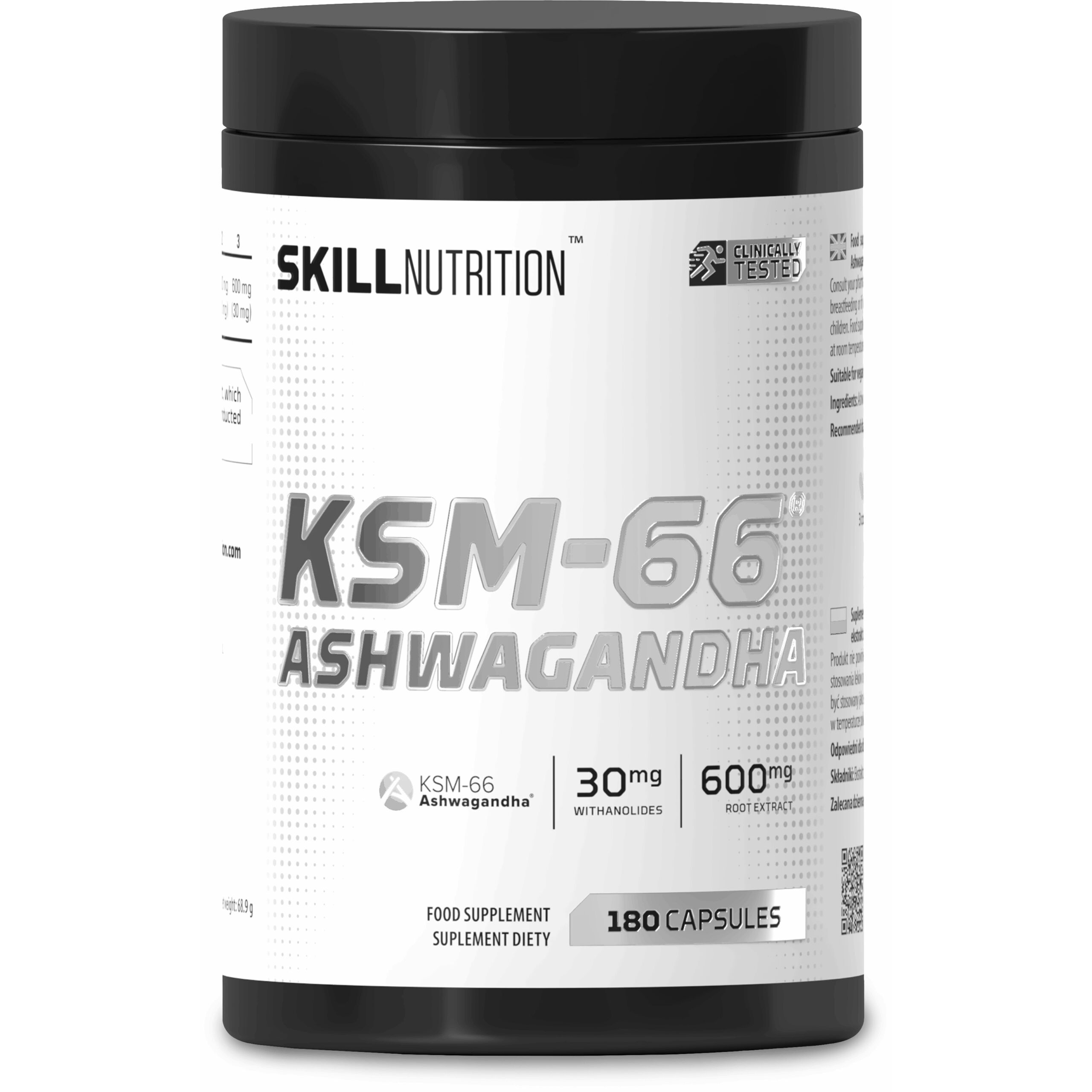 KSM-66 Ashwagandha – 180 wegańskich kapsułek – Viking Supplements