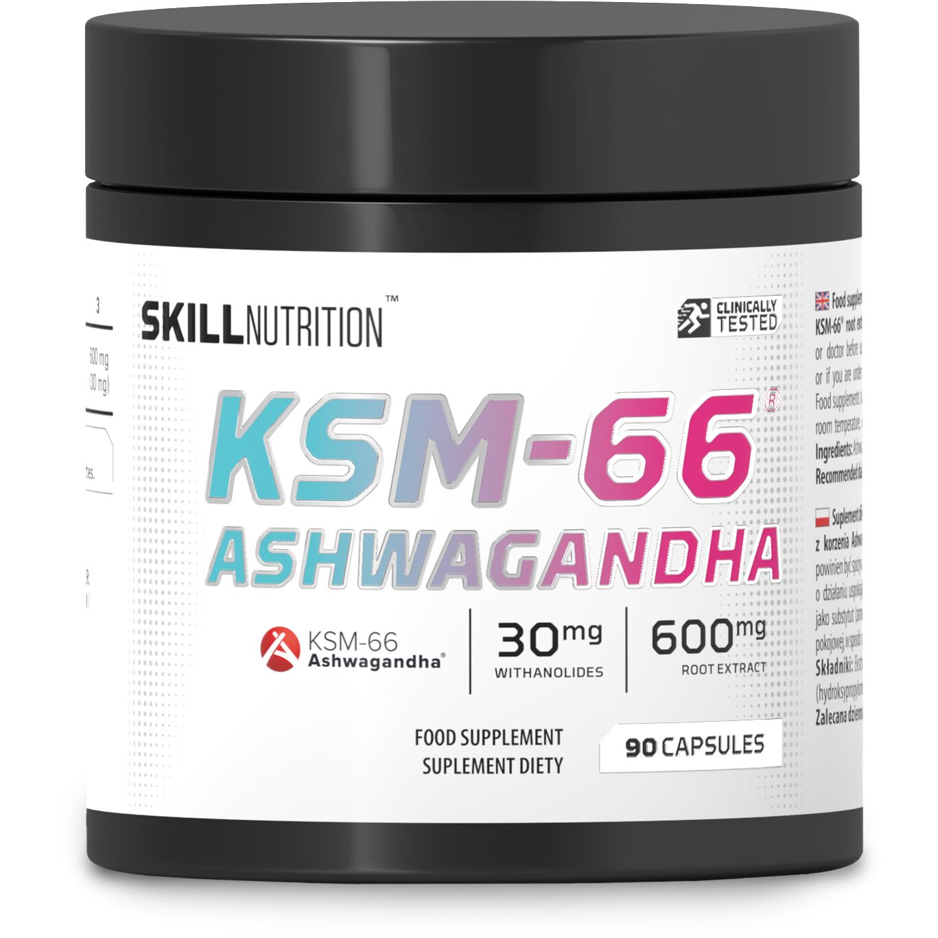 KSM-66 Ashwagandha – 90 wegańskich kapsułek – Viking Supplements