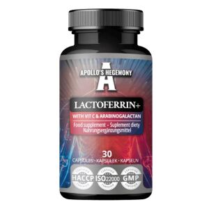 Laktoferryna+ z witaminą C i arabinogalaktanem – 30 kapsułek – Viking Supplements