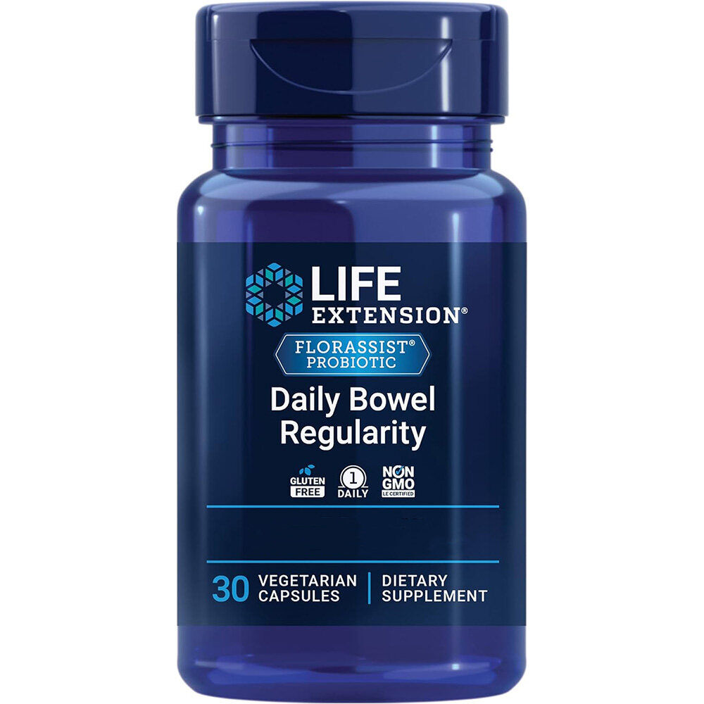 Life Extension FLORASSIST – codzienna regulacja pracy jelit, 30 kapsułek – Viking Supplements