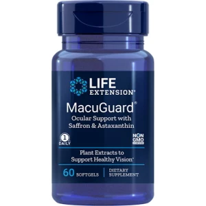 MacuGuard – preparat wspomagający zdrowie oczu z szafranem i astaksantyną – 60 kapsułek żelowych – Viking Supplements