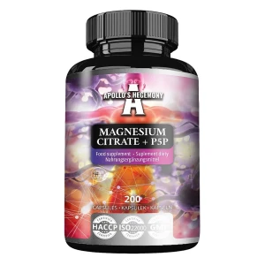 Cytrynian magnezu + P5P – 200 kapsułek – Viking Supplements