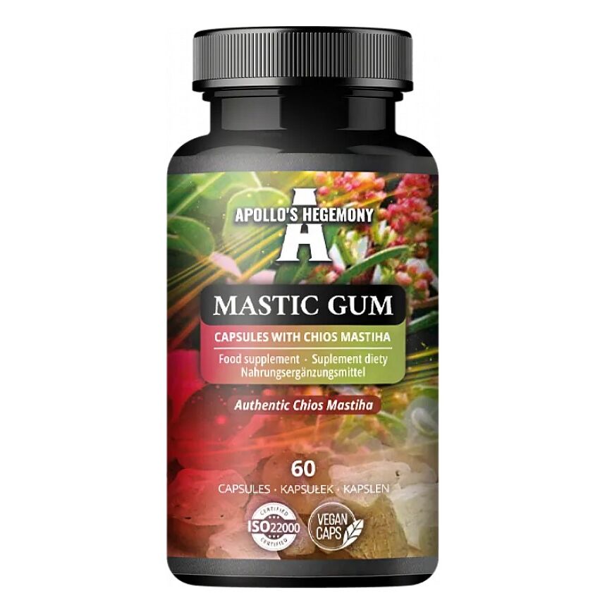 Guma mastyksowa z mastyksem z Chios – 60 kapsułek – Viking Supplements